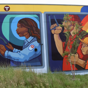 Mismo mural, otro lado del muro. Con Dani Bianchini. 2025.